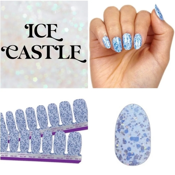 Color Street Ice Castle blue glitter - Picture 4 of 9
